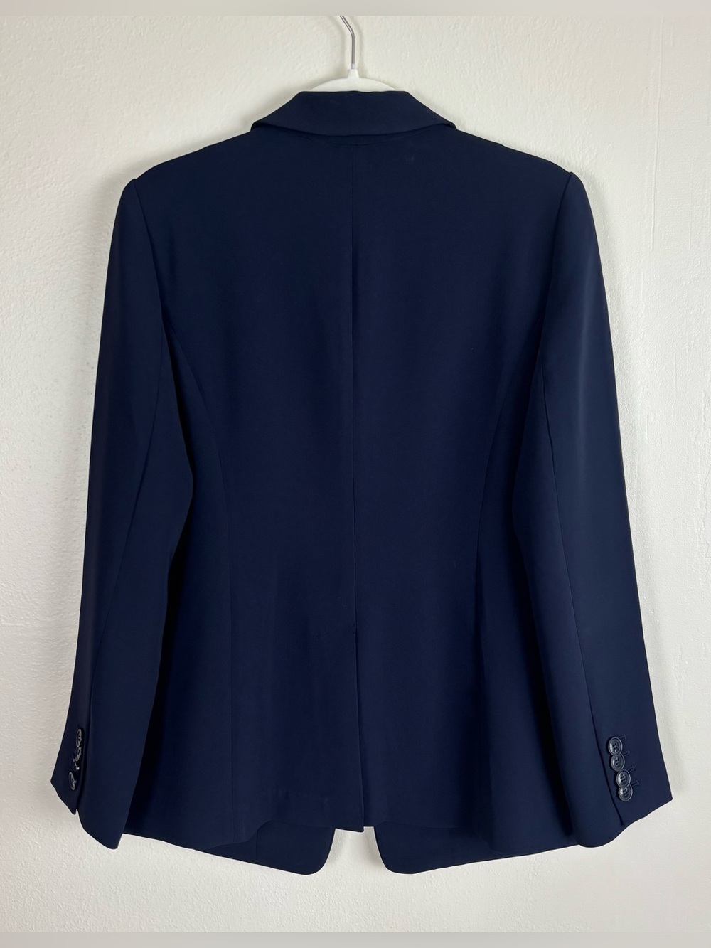 Talbots Blazer Women’s Size 10 Easy Travel One Button In Navy Classic - Picture 6 of 7